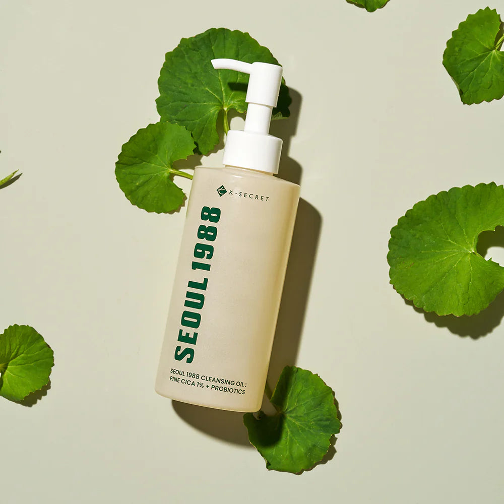 KSECRET - SEOUL 1988 Cleansing Oil 200 ml : Pine Cica 1% + Probiotics.