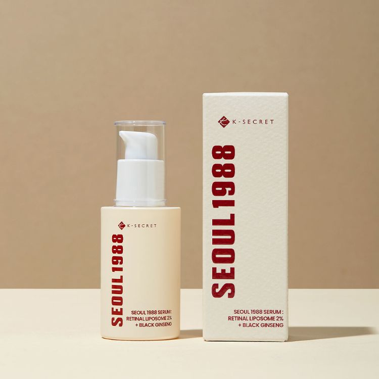K-SECRET SEOUL 1988 Serum : Retinal Liposome 2% + Black Ginseng, 30ml.