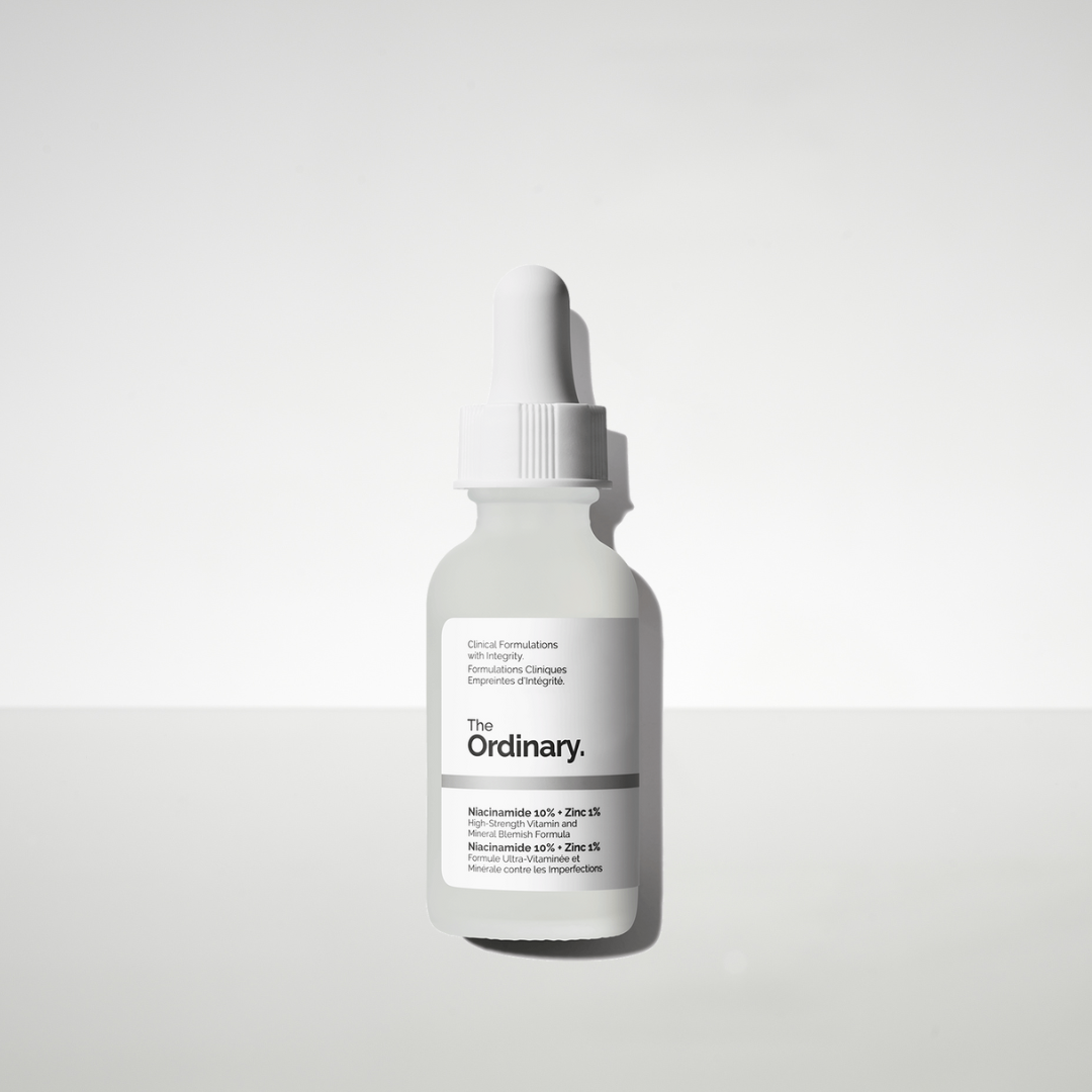 Niacinamide 10% and Zinc 1% The Ordinary Serum.
