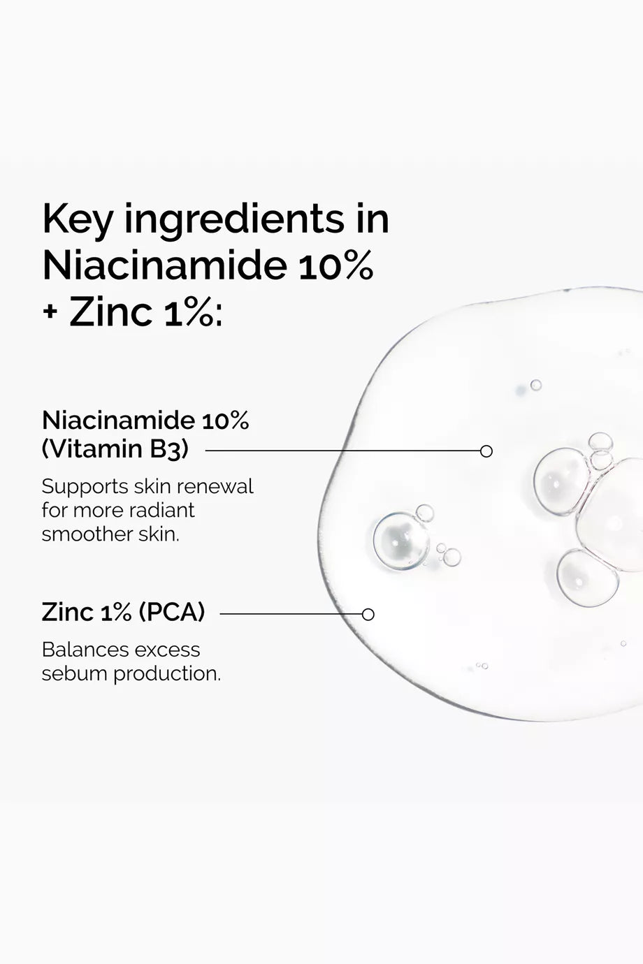 Niacinamide 10% and Zinc 1% The Ordinary Serum.