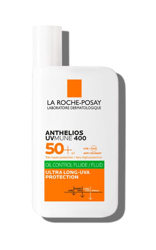 La Roche-Posay Anthelios UVMune 400 Oil Control Invisible Fluid Sunscreen SPF 50+ for Oily Skin 50ml.