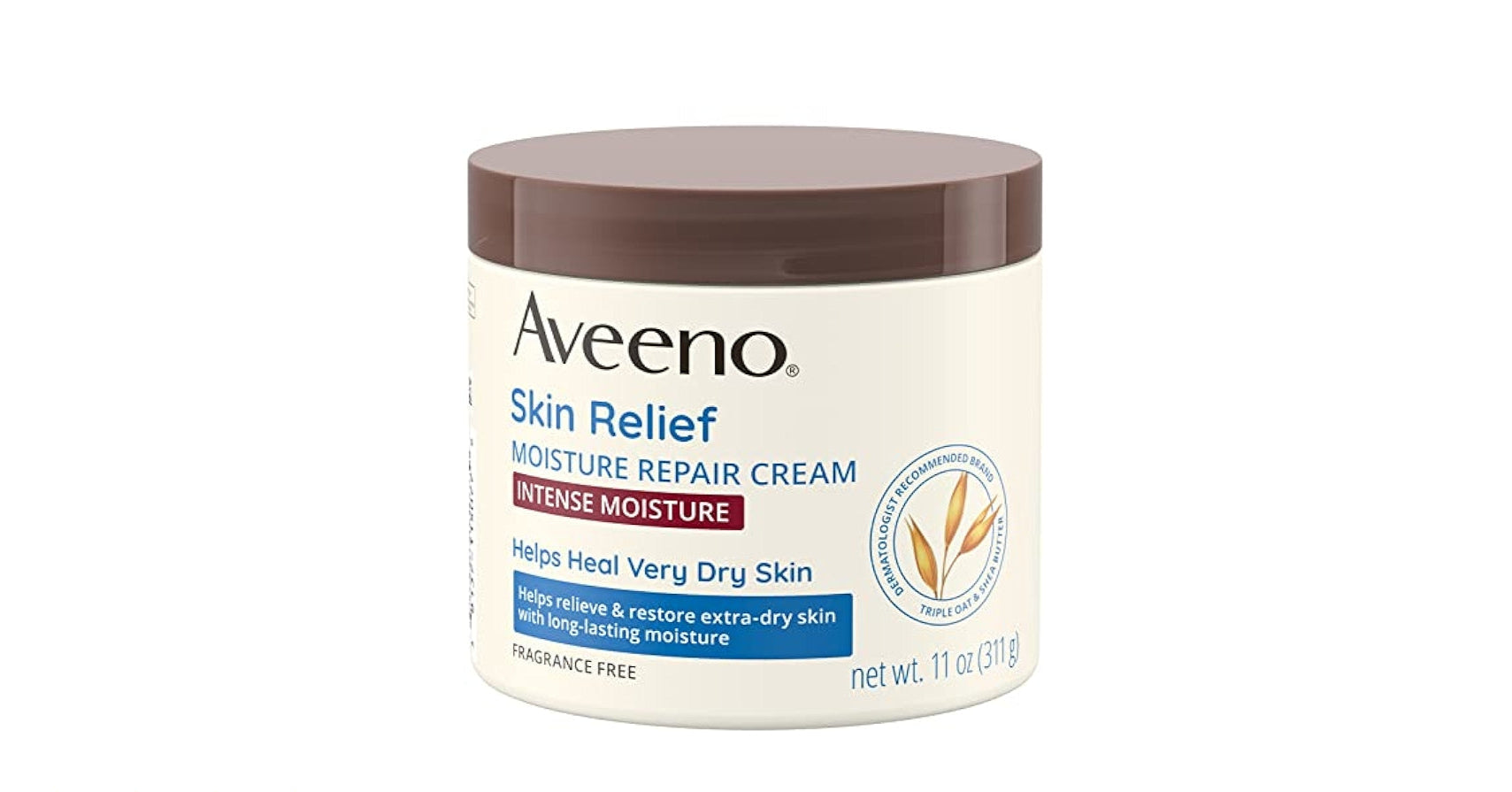Aveeno Skin Relief Intense Moisture Repair Body Cream - Fragrance-Free 11 oz.