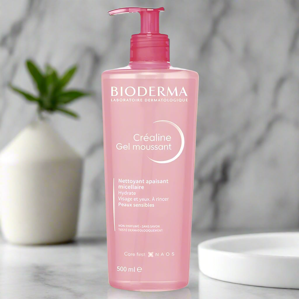 Bioderma Pink gel mousse Crealine.