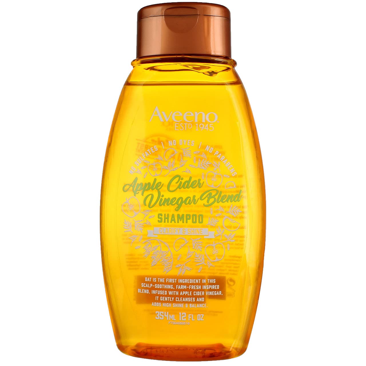 Aveeno Shampoo Apple Cider Vinegar Blend 354ml.