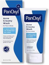 PanOxyl Acne Creamy Wash, 4% Benzoyl Peroxide, 6 Ounce.