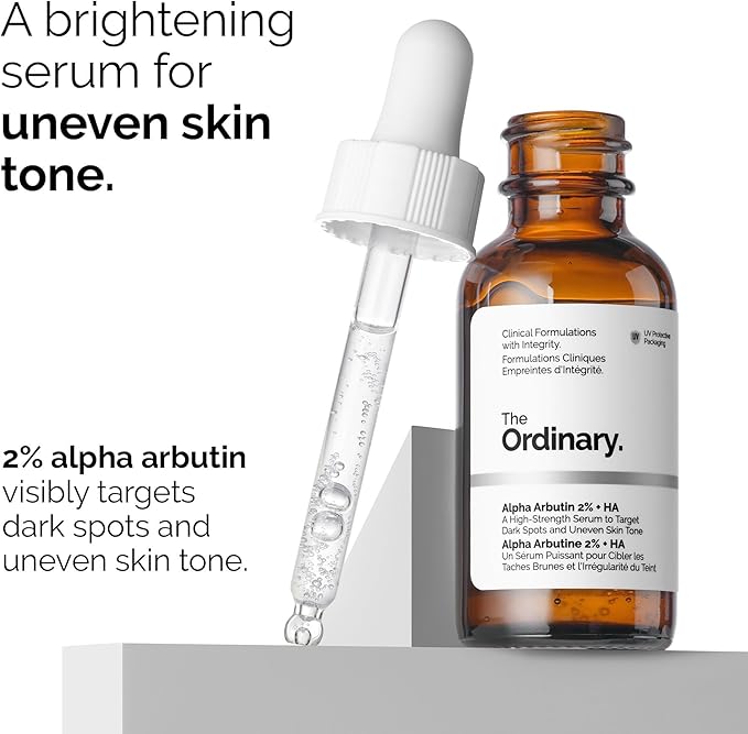 The Ordinary Alpha Arbutin 2% + Hyaluronic Acid. sérum Stain Resistant 30 ml.