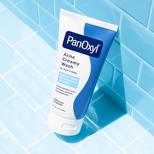 PanOxyl Acne Creamy Wash, 4% Benzoyl Peroxide, 6 Ounce.