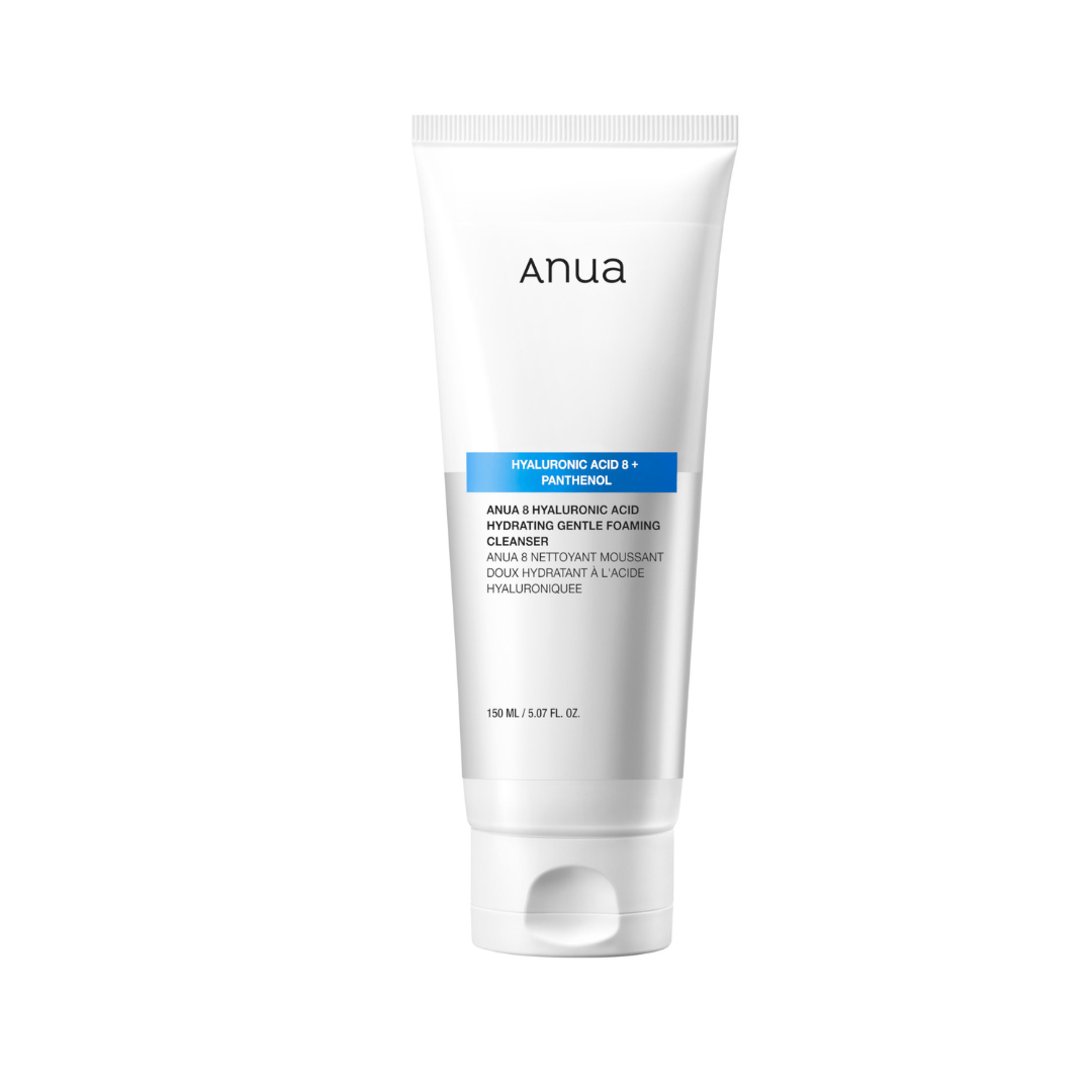 Anua 8 Hyaluronic Acid Hydrating Gentle Foaming Cleanser - 150 ml.