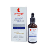 Le Visage Plus Retinol B3 Serum Anti Aging Reduce Fine Lines And Wrinkles - 75ml