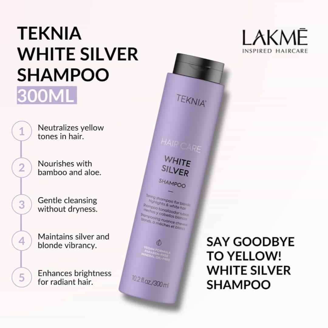شامبو لاكمي تكنيا وايت سيلفر – Lakmé Teknia White Silver Shampoo