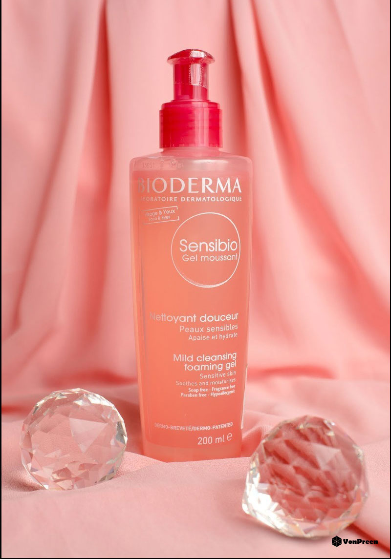 Bioderma Pink gel mousse Crealine.