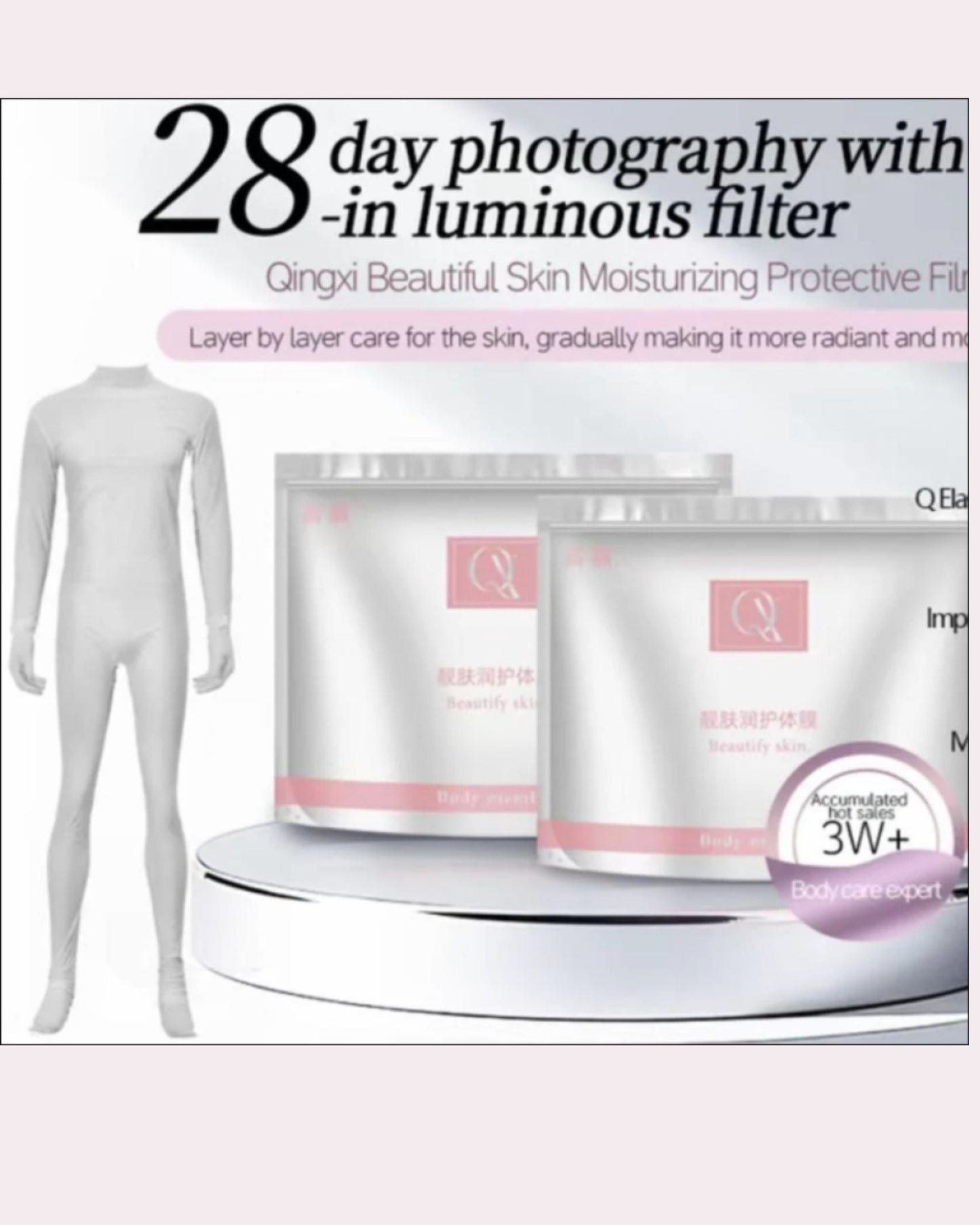 Nicotinamide Beauty Body Hydrating Mask for Skin Lightening and Even Tone