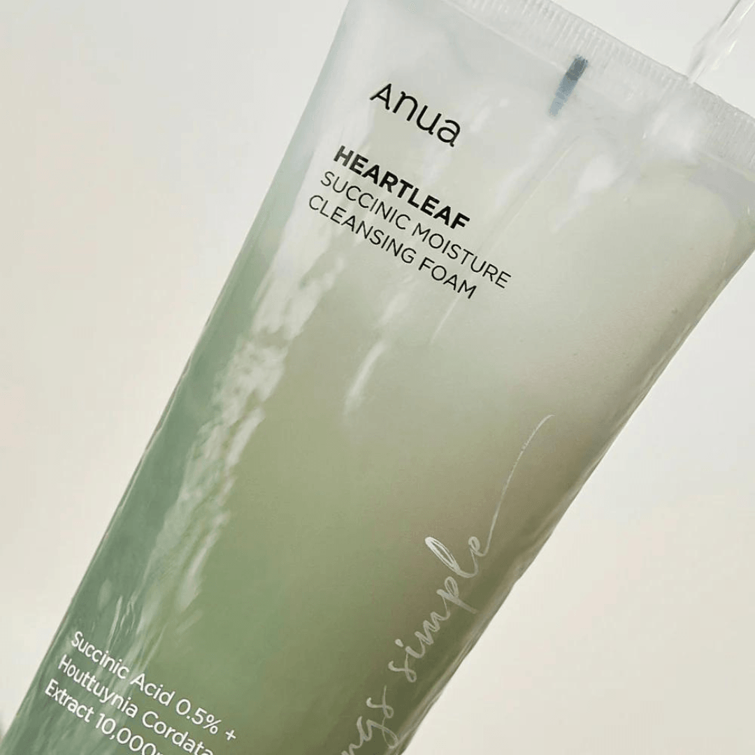 Anua Heartleaf Succinic Moisture Cleansing Foam - 150 ml.