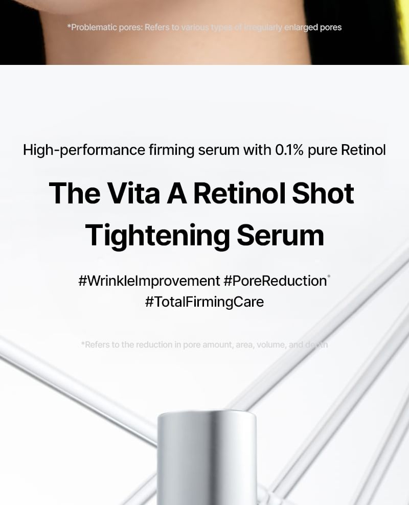 Celimax - The Vita-A Retinol Shot Tightening Serum.