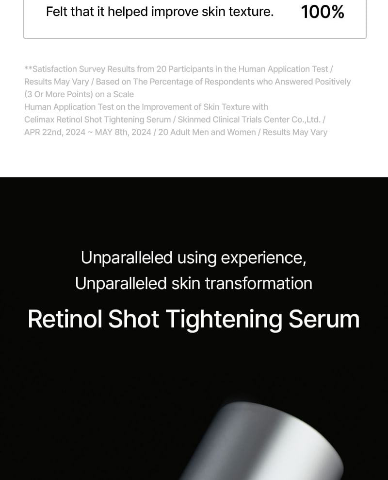 Celimax - The Vita-A Retinol Shot Tightening Serum.