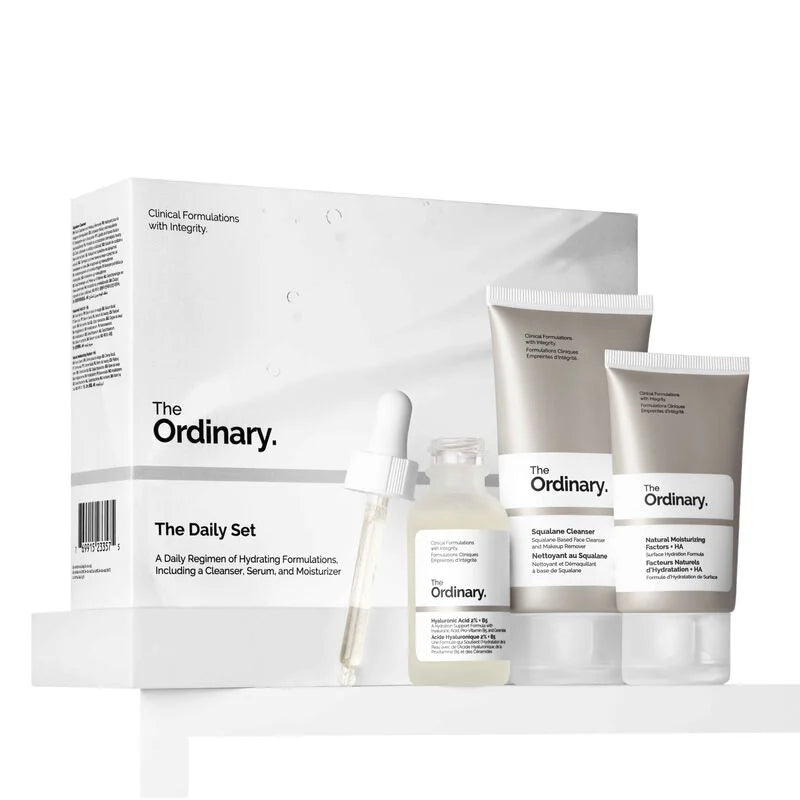 The Ordinary The Daily Set ( Lotion + Serum + Moisturizer ).