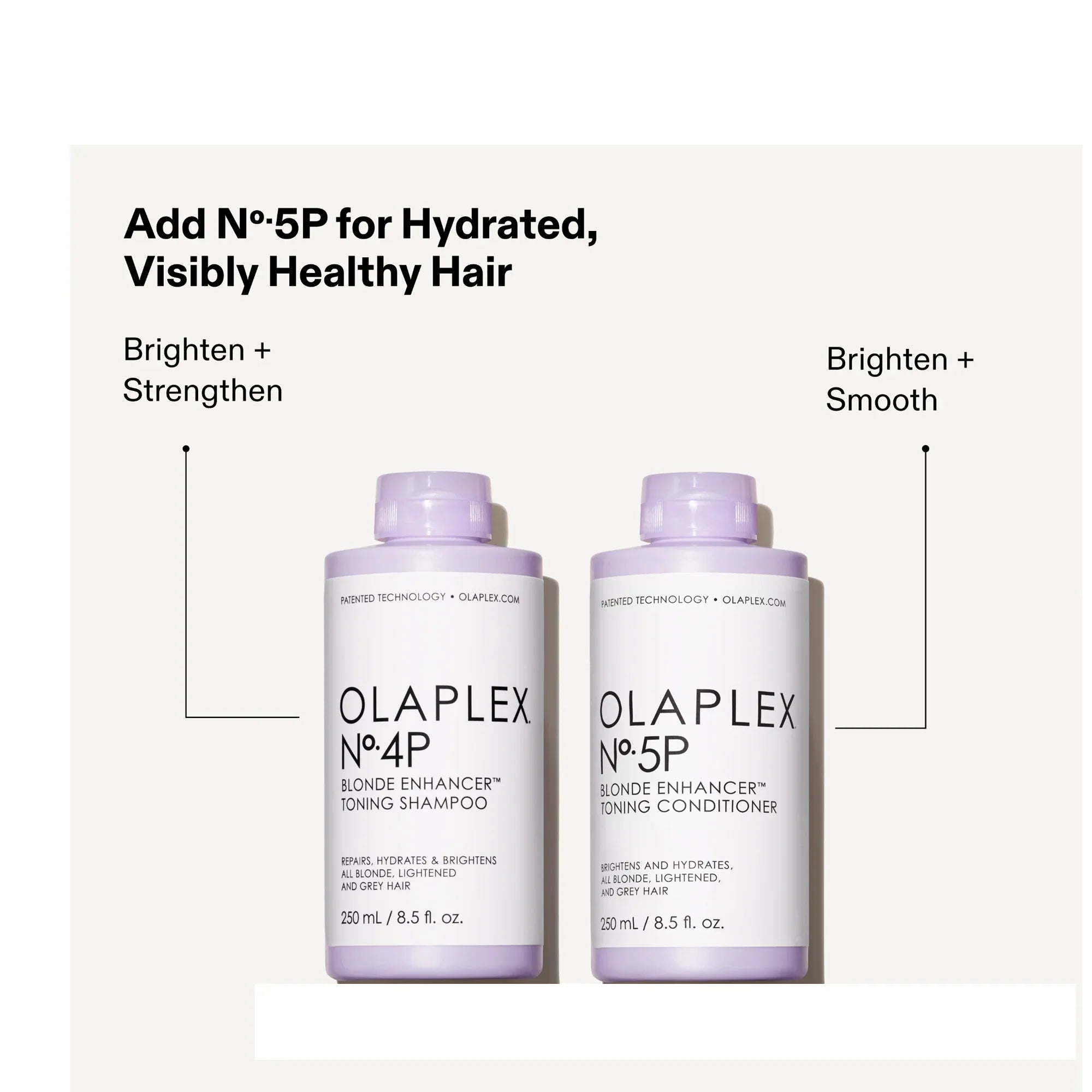 Olaplex No. 4P Blonde Enhancer Toning Shampoo.