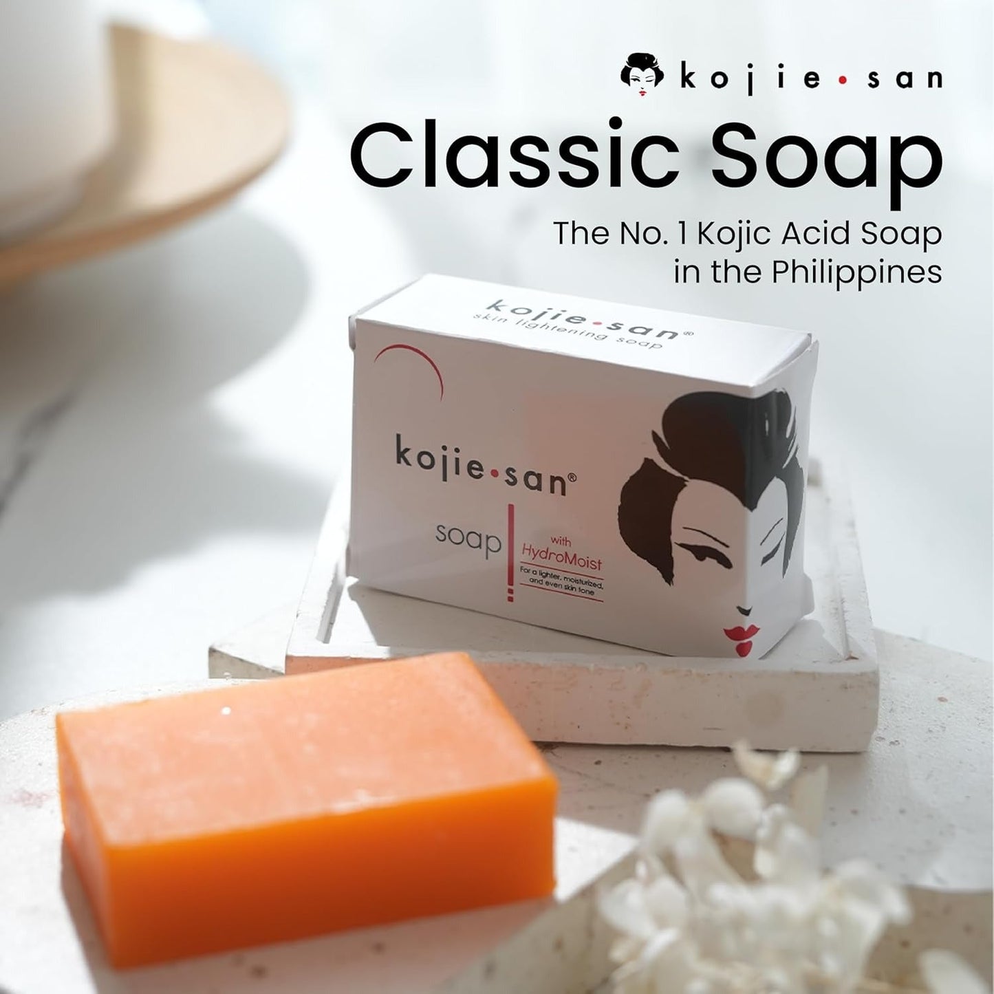 Kojie San Skin Lightening Kojic Acid Soap - 135g