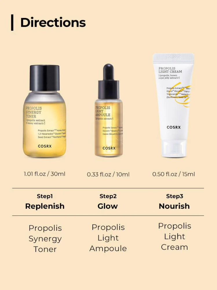 COSRX - Honey Glow Trial Kit 3 Pcs.