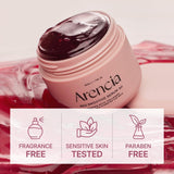 Arencia Overnight Red Smoothie Face Mask Serum.