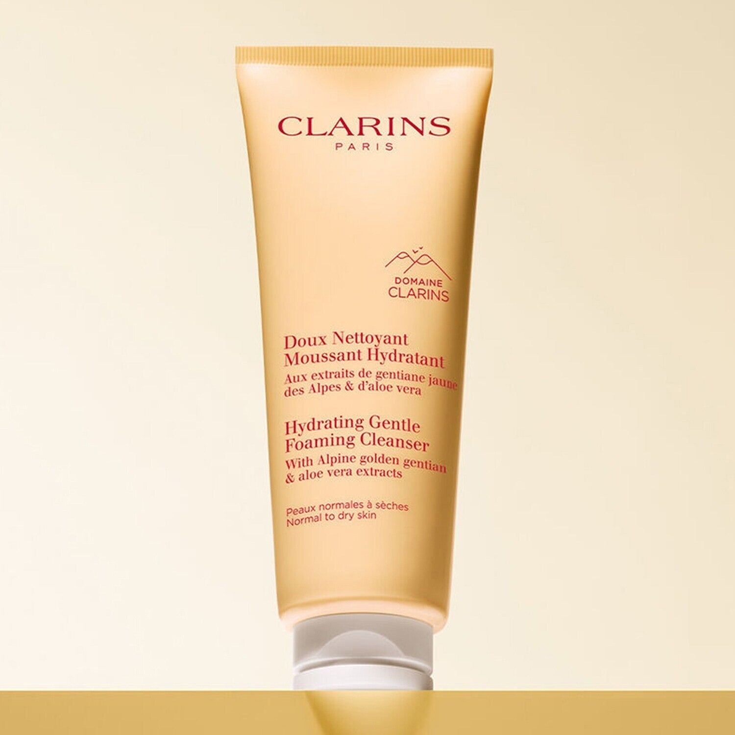 Clarins Paris Hydrating Gentle Foaming Cleanser.