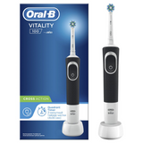 Oral-B Vitality 100 Cross Action Rechargeable Electric Toothbrush, Black.