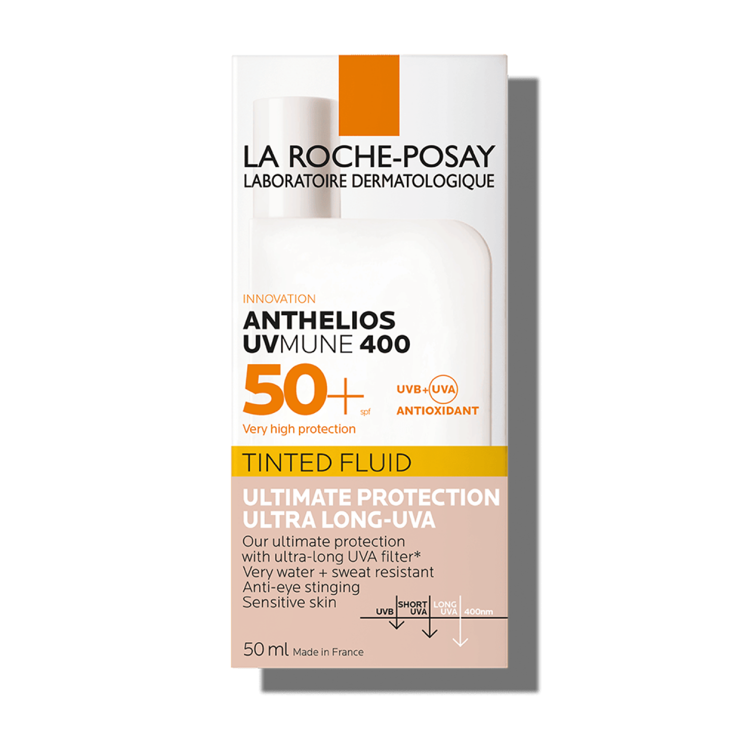 La Roche-Posay Anthelios UVMune 400 Invisible Tinted Sunscreen SPF50+ 50ml.