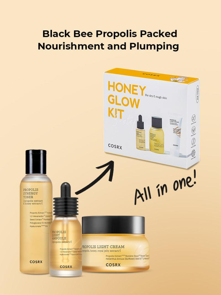 COSRX - Honey Glow Trial Kit 3 Pcs.