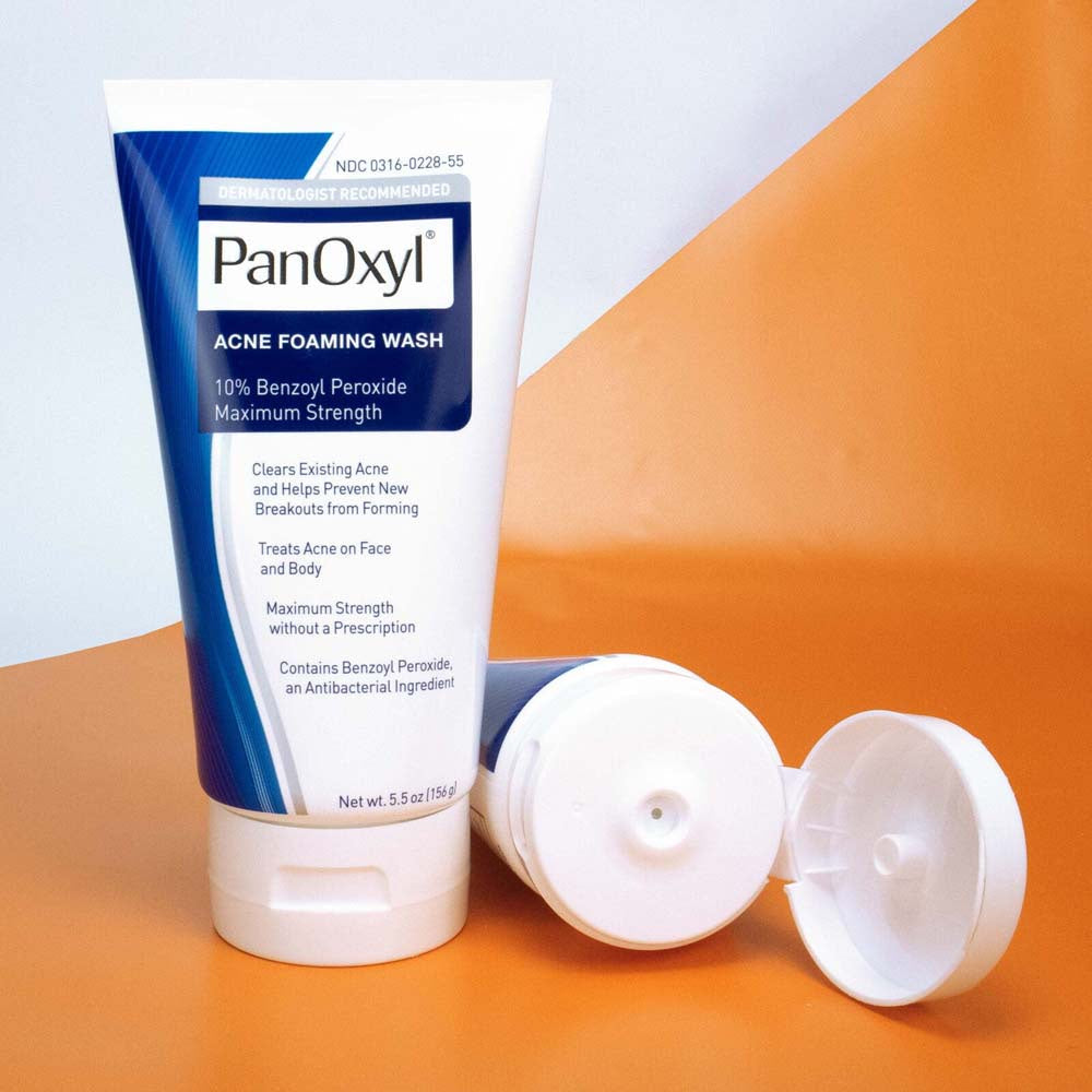 PanOxyl Acne Foaming Wash 10% Benzoyl Peroxide Maximum Strength - 156g.