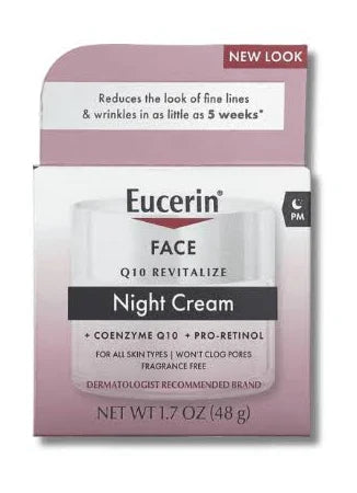 Eucerin - Retinol and Q10 Anti-Wrinkle Night Cream 48g.